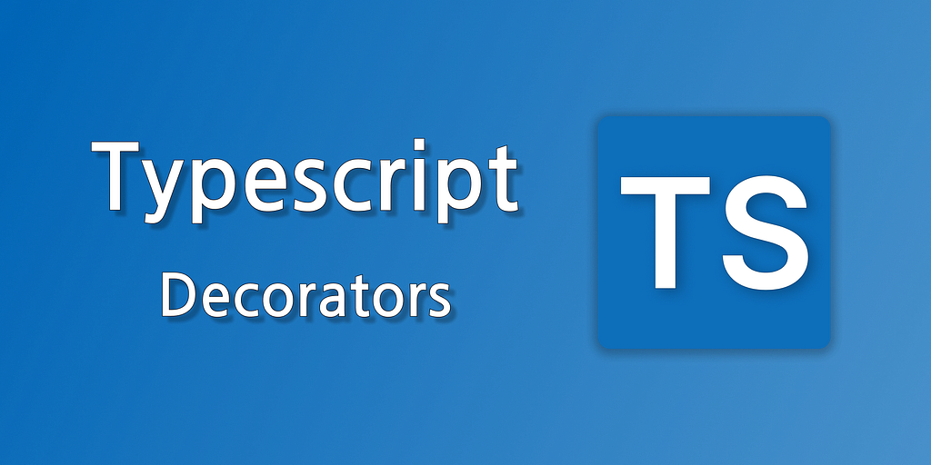 TypeScript decorators concept illustration